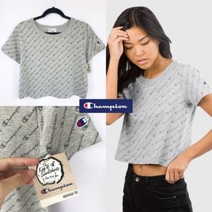 Champion Women's Heritage Champion Cropped Tshirt